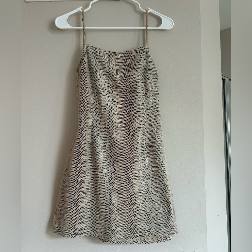 Urban Outfitters Snake Skin mini dress